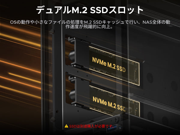 SSDを活用してNASの小規模ファイルの読み書き速度を向上させる
