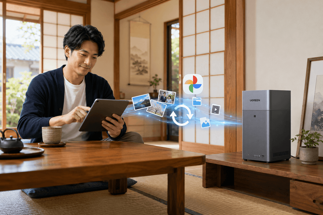 Google フォトからNAS