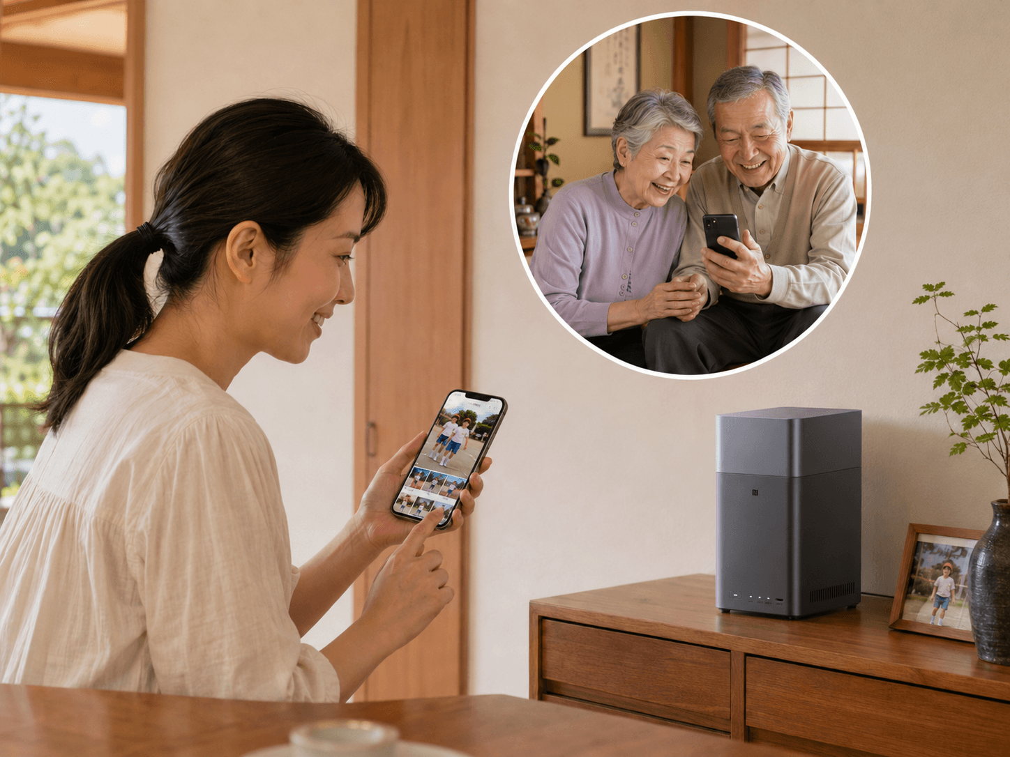 UGREEN NAS写真アプリで家族に写真を共有する方法：アルバム共有・公開リンク・権限設定