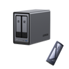 UGREEN NASync DXP2800 家庭用NAS 高デザイン・静音設計 外付けSSDとの組み合わせで高速データ管理