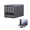 UGREEN NASync DXP4800 PlusとUGREEN NAS 120W DC無停電電源装置（UPS）を併用することで、停電時でもNASを安全にシャットダウンでき、データの安全性を確保できます。