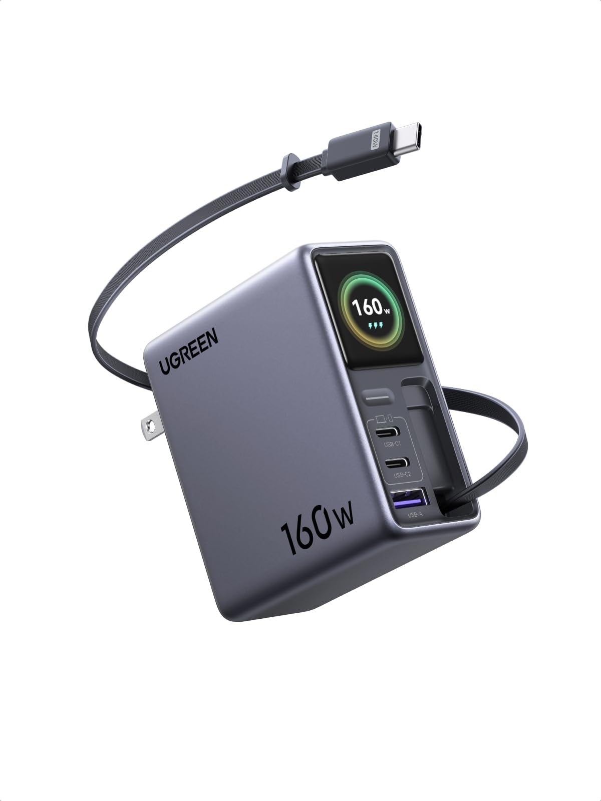UGREEN Nexode Pro 160W 巻き取り式充電器 | 4ポート急速充電