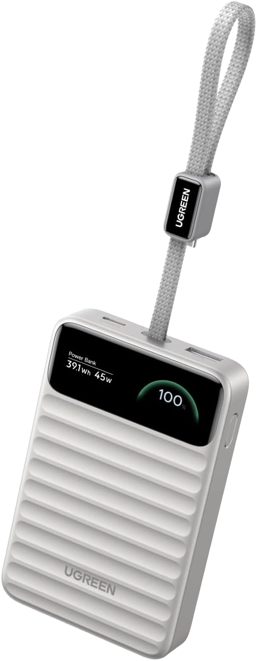 UGREEN Nexode Wavy 10000mAh | 45W ディスプレイ搭載モバイルバッテリー