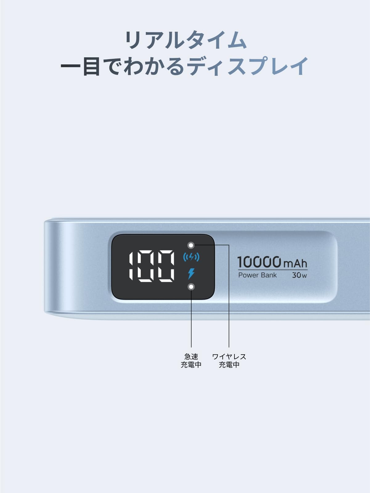UGREEN MagFlow Qi2 25W モバイルバッテリー 10000mAh
