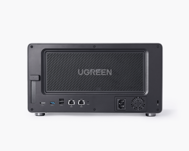 UGREEN 8ベイNAS には磁気メッシュダストカバーを装備しており、ほこりやペットの毛を効果的にブロックし、取り付け・取り外しも簡単です。