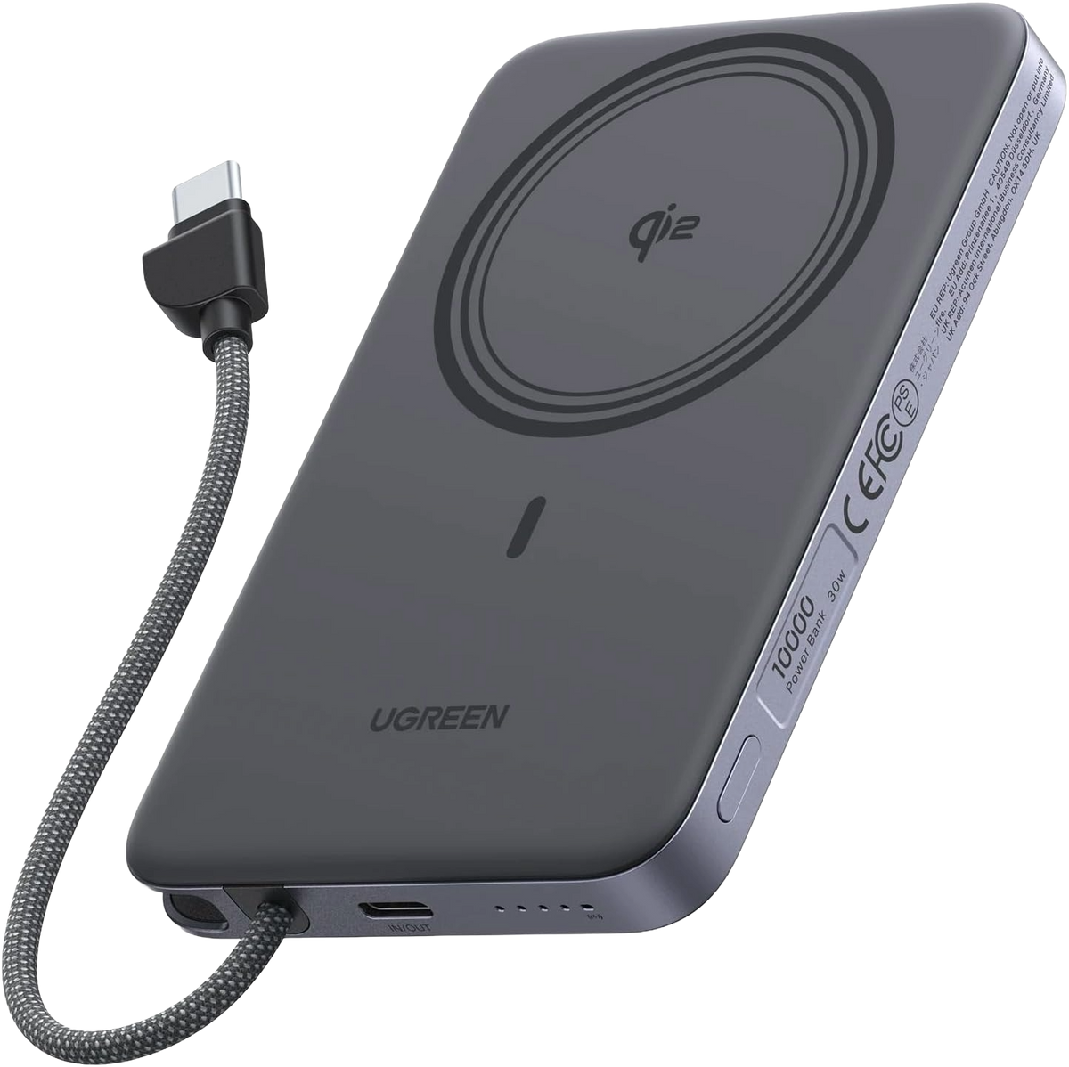 UGREEN MagFlow Air  10000mAh モバイルバッテリー MagSafe対応 15W