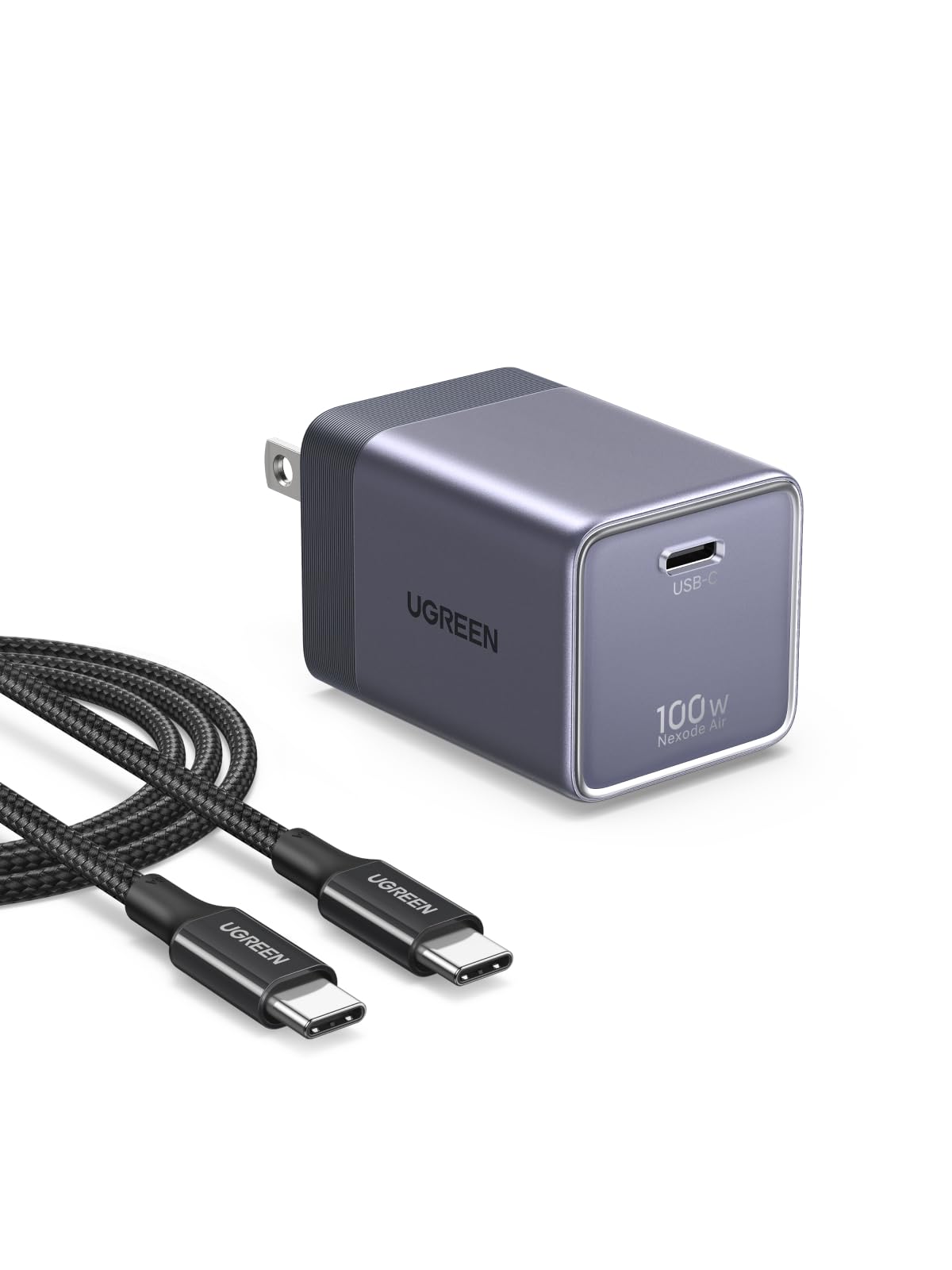 UGREEN Air 100W PD3.0急速充電器 超小型 GaNII USB-C充電器