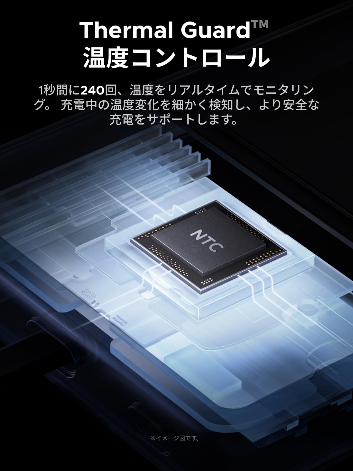 UGREEN Air 液体冷却式モバイルバッテリー 10000mAh Qi2 25W MagSafe対応 45W ケーブル内蔵